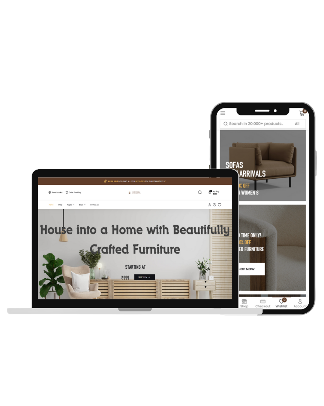 Furniture e-commerce solution